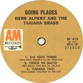 Herb Alpert & The Tijuana Brass - Going Places