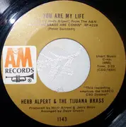 7'' - Herb Alpert & The Tijuana Brass - You Are My Life