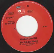 7inch Vinyl Single - Herbert Dentler - Zurück Zur Natur