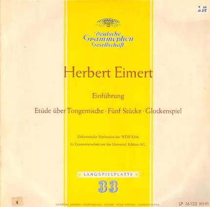 Herbert Eimert - Einführung