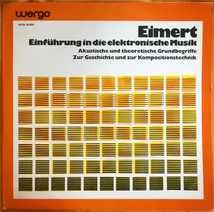 Herbert Eimert - Einführung In Die Elektronische Musik