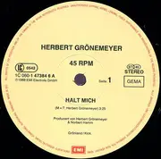 12inch Vinyl Single - Herbert Grönemeyer - Halt Mich