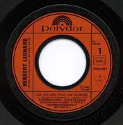 7inch Vinyl Single - Herbert Léonard - Ca Pleure Pas Un Homme / Portrait D'Une Femme