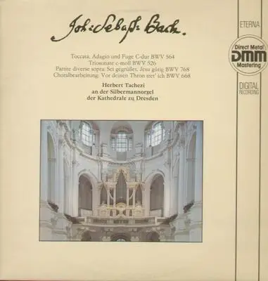 Herbert Tachezi and der Silbermannorgel der Kathedrale zu Dresden - Bach
