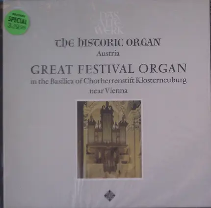 Herbert Tachezi - The Historic Organ - Austria: Great Festival Organ In The Basilica Of Chorherrenstift Klosterneubur