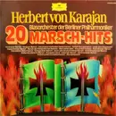 LP - Herbert von Karajan , Blasorchester der Berliner Philharmoniker - 20 Marsch-Hits