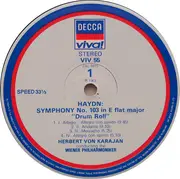 LP - Haydn - Symphony 103 'Mit Dem Paukenwirbel' 'Drum Roll' Symphony 104 'London'
