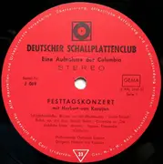LP - J. Strauss / Offenbach / Suppe a.o. - Festtagskonzert Mit Herbert Von Karajan