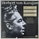 LP-Box - Herbert von Karajan - Aida / Othello / Tosca - Arien Und Szenen - hardcover box + booklet