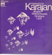 LP - Herbert Von Karajan, Berliner Philharmoniker, Philharmonia Orchestra London - Herbert Von Karajan Dirigiert Weber, Rossini, Smetana, Liszt