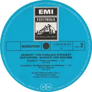 LP - Herbert von Karajan - Dirigiert Beethoven, Wagner Und Brahms