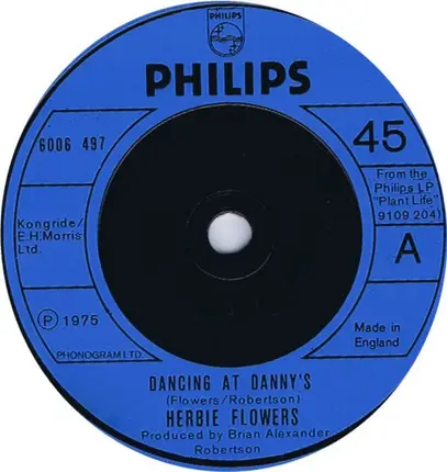 Herbie Flowers - Dancing At Danny's / Mathematics
