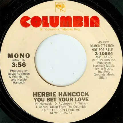 Herbie Hancock - You Bet Your Love