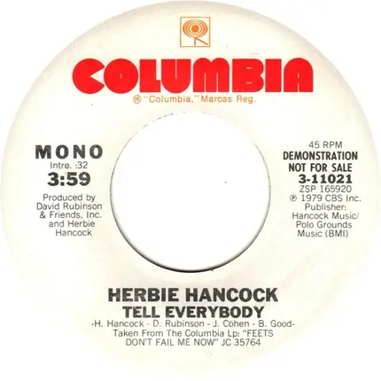 Herbie Hancock - Tell Everybody