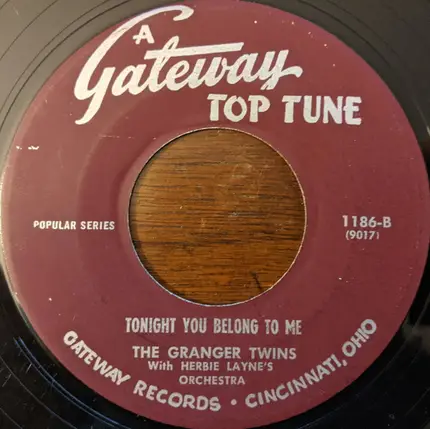 Herbie Layne's Orchestra , The Granger Twins With Herbie Layne's Orchestra - Song For A Summer Night / Tonight You Belong To Me