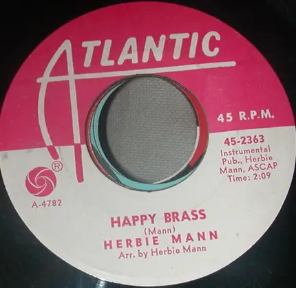 Herbie Mann - (Love Theme From) Is Paris Burning ? / Happy Brass