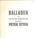 LP - Herder bis Hagelstange / Peter Otten - Balladen