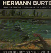 LP - Hermann Burte - Lieder und Gedichte in Alemannisch und Hochdeutsch - +insert