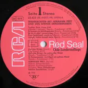 LP - Hermann Prey Und Den Die Wiener Sängerknaben - Weihnachten Mit Hermann Prey Und Den Wiener Sängerknaben