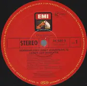LP - Hermann Prey - Hermann Prey Singt Ausgewählte Lieder Der Romantik