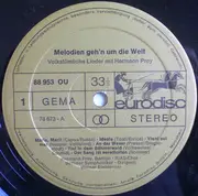 LP - Hermann Prey - Melodien Geh'n Um Die Welt - Volkstümliche Lieder mit Hermann Prey