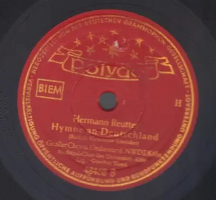 Hermann Reutter - Hymne An Deutschland