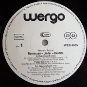 LP - Hermann Reutter - Romanzen-Lieder-Kantate