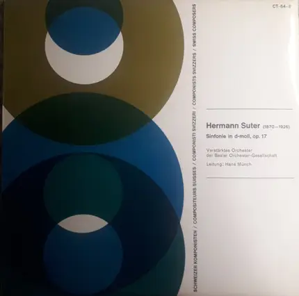 Suter - Sinfonie In D-moll, Op. 17