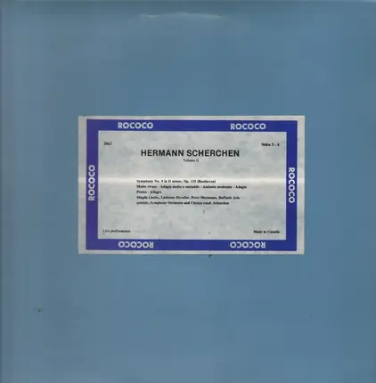 Hermann Scherchen - Volume II: Symphony No.9 in D Minor, Op.125 (Beethoven)