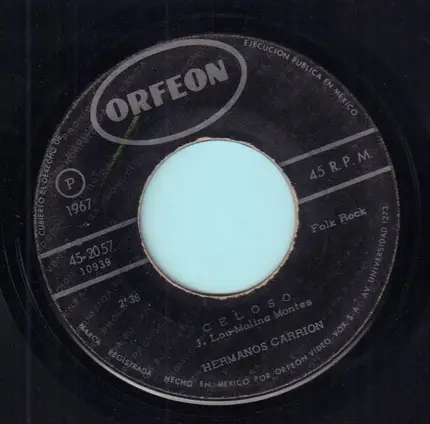 Hermanos Carrion - Celoso / Lágrimas de Cristal