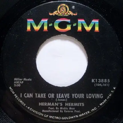 Herman's Hermits - I Can Take Or Leave Your Loving