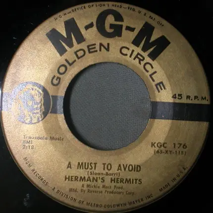 Herman's Hermits - Just A Little Bit Better / A Must To Avoid