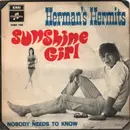 7inch Vinyl Single - Herman's Hermits - Sunshine Girl