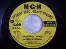 7inch Vinyl Single - Herman's Hermits - Wonderful World / Traveling Light - promo