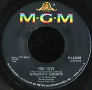 7inch Vinyl Single - Herman's Hermits - This Door Swings Both Ways / For Love