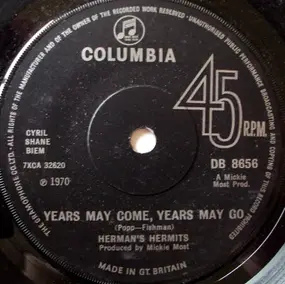 Herman's Hermits - Years May Come, Years May Go / Smile Please