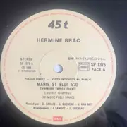 12inch Vinyl Single - Hermine Brac - Marie St Eloi
