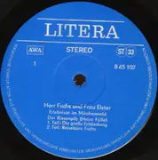 LP - Herr Fuchs Und Frau Elster - Erlebnisse Im Märchenwald - Dark Blue Label