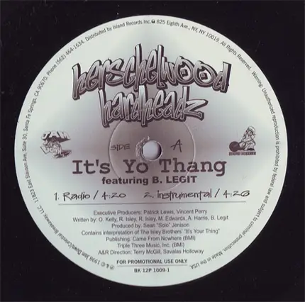 Herschelwood Hardheadz - It's Yo Thang