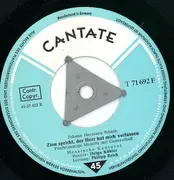 7inch Vinyl Single - Hessische Kantorei , Helga Köhler , Philipp Reich , Johann Hermann Schein - Zion Spricht: Der Herr Hat Mich Verlassen / Dennoch Bleibe Ich Stets An Dir