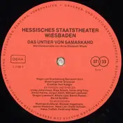 Hessisches Staatstheater Wiesbaden - Das Untier Von Samarkand