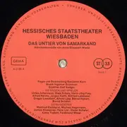 LP - Hessisches Staatstheater Wiesbaden - Das Untier Von Samarkand