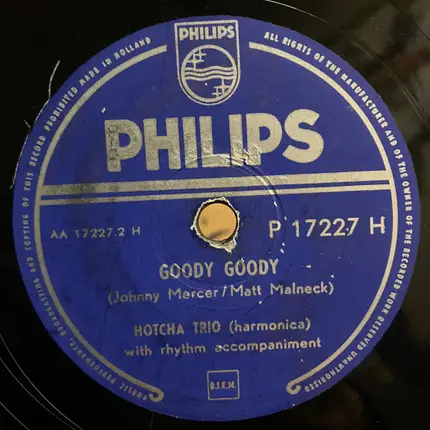 Het Hotcha Trio - Saloon Bar Rag / Goody Goody