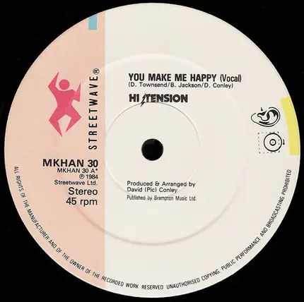 Hi-Tension - You Make Me Happy