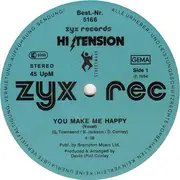 12inch Vinyl Single - Hi-Tension - You Make Me Happy / Rat Race (Remix) - Limited Edition / Disc 1 ONLY