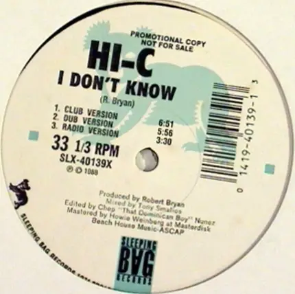 Hi-C - I Don't Know