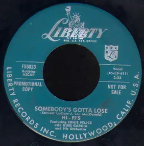 Ernie Felice - Somebody's Gotta Lose / Lonesome Road