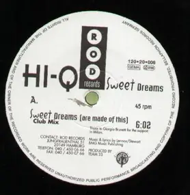 Hi-Q - Sweet Dreams (Are Made Of This)