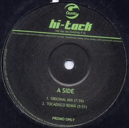 Hi_Tack - Say Say Say (Waiting 4 You)