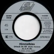 7inch Vinyl Single - Himmelblau - Urlaub Im All
